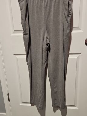 Catherines Pull On Straight-Leg Pants in Heather Gray
